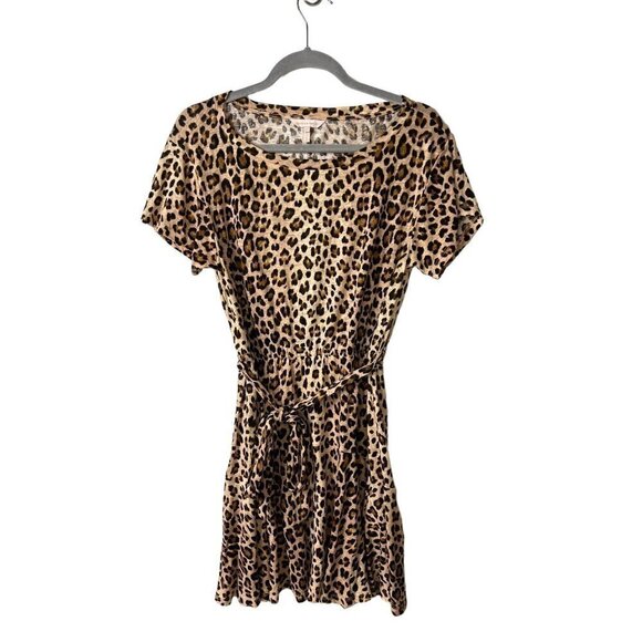 Rebecca Taylor 100%‎ linen cheetah print dress - Picture 1 of 11